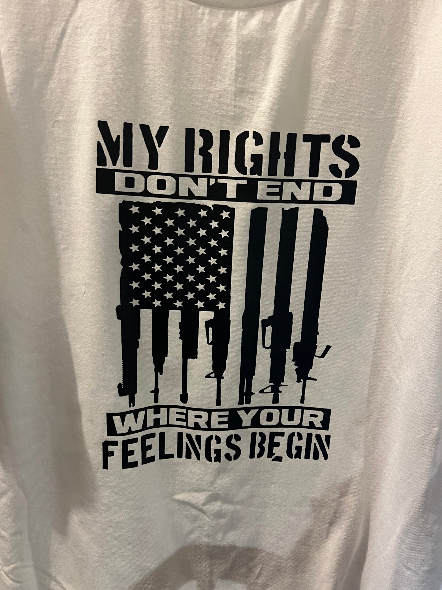 My rights don't end where your feelings begin T Shirt