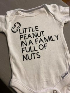 Family full of nuts onesie