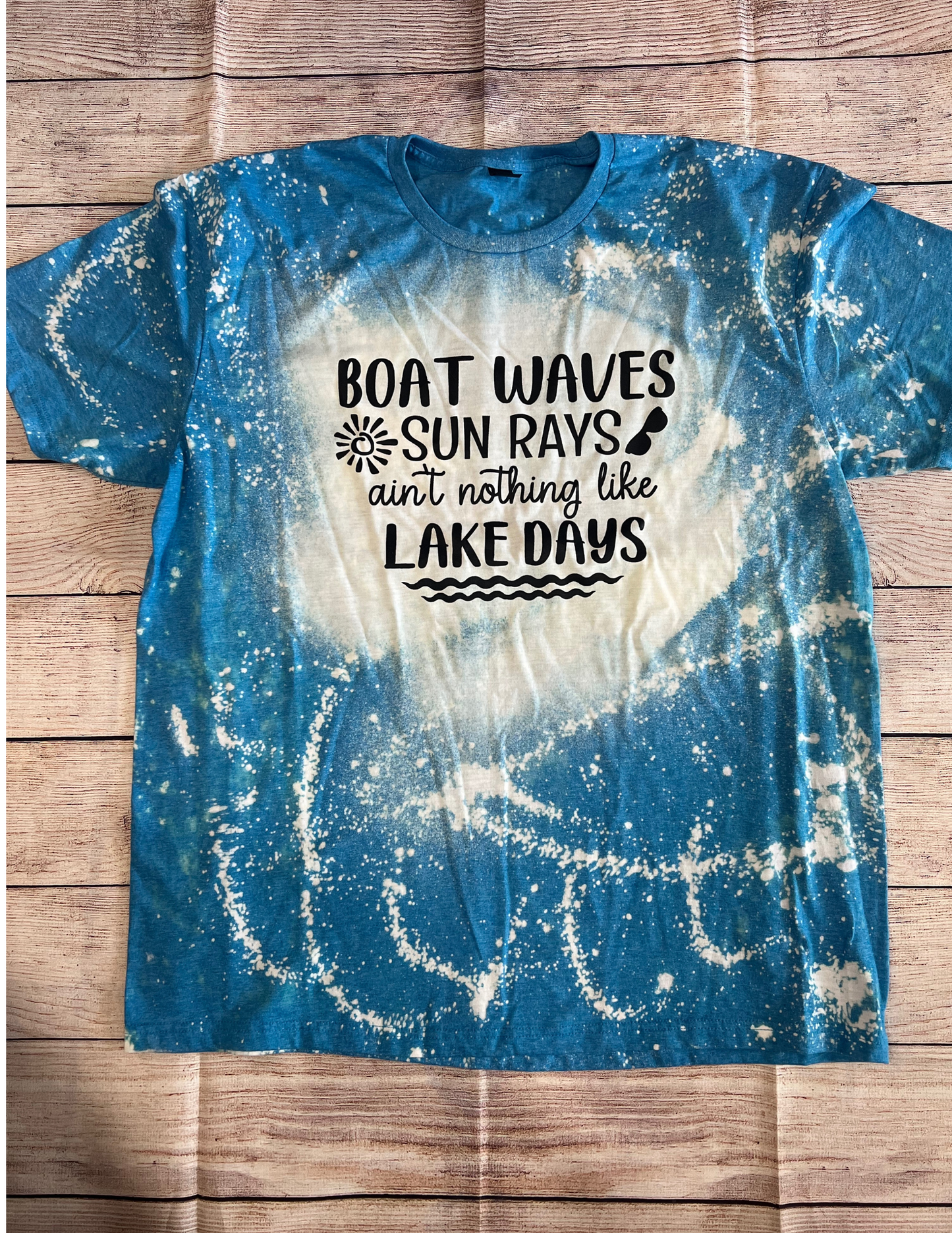 Boat Waves,Sun Rays & Lake Days (BLEACHED)