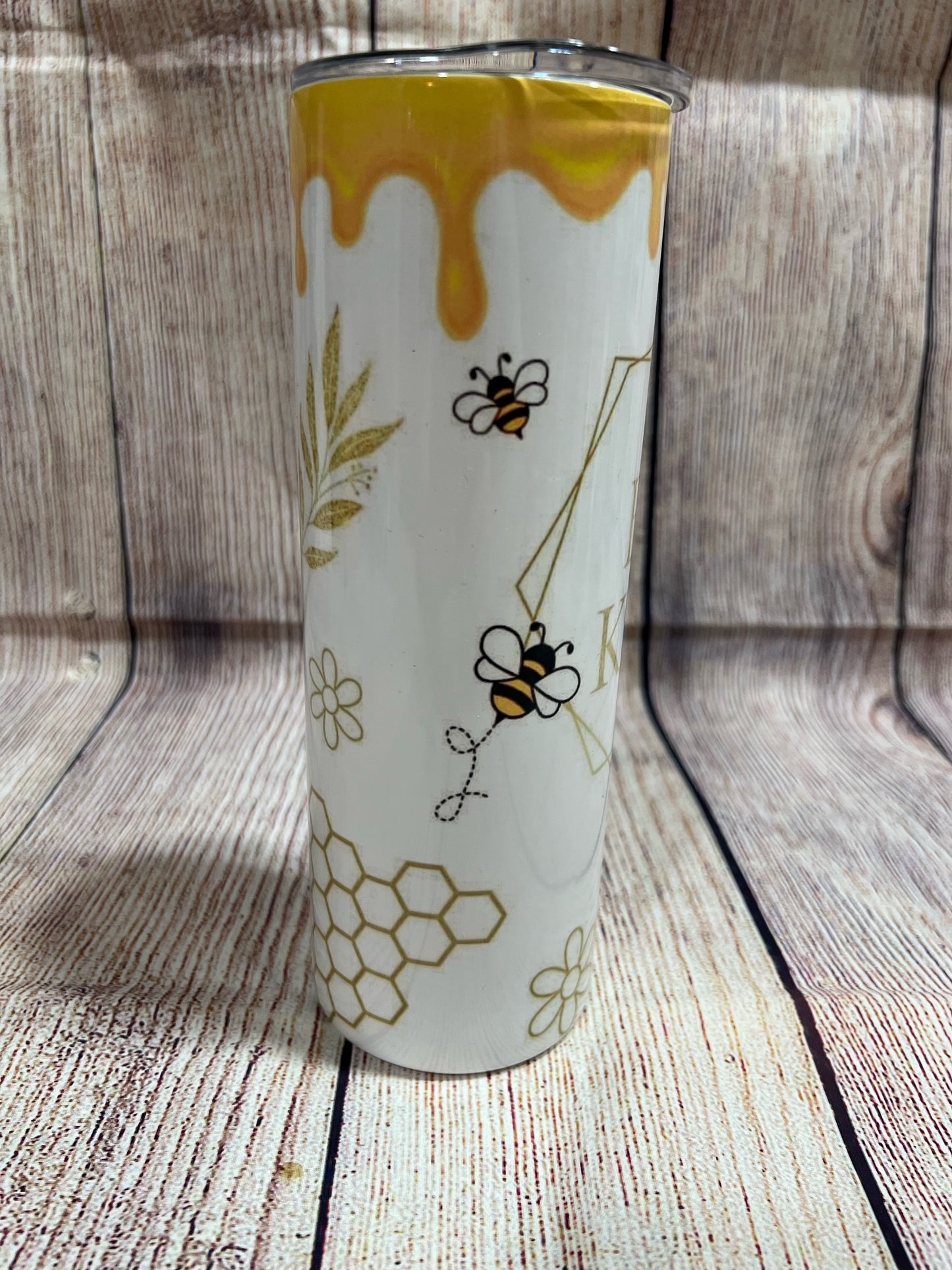 Bee Kind Skinny Tumbler